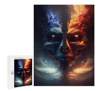 500 PCS Puzzle Per Adolescenti Fire Vs. Ice Dual Elements Clash Puzzle Per Adolescenti Difficili Ogni Pezzo È Unico - Regalo Di Compleanno, Regali, 500 PCS
