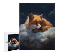 500 PCS Puzzle Per Adolescenti Fox Dreams on Cloud Puzzle Per Adolescenti Gioco Rompicapo Migliora La Memoria Regali Di Natale Compleanno 500 PCS