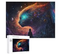 500 PCS Puzzle Per Adolescenti Galactic Dreamscape A Cosmic Encounter Puzzle Per Adulti Giochi Per Famiglie Antistress Regali Per La Riduzione Dello Stress 500 PCS