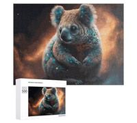 500 PCS Puzzle Per Adolescenti Galactic Koala A Cosmic Creature Puzzle Per Adulti Giocattolo Decorazione Da Parete Un'opera D'arte Regalo Di Compleanno, Regali, 500 PCS