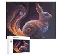 500 PCS Puzzle Per Adolescenti Galactic Rabbit Cosmic Artistry Puzzle Per Adulti, Gioco Rompicapo, Gara Di Velocità Manuale, Impegnativo Da Completare 500 PCS