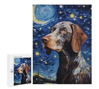 500 PCS Puzzle Per Adolescenti German Shorthaired Pointer Puzzle Per Adulti Giocattolo Decorazione Da Parete Un'opera D'arte Regalo Di Compleanno, Regali, 500 PCS