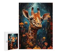500 PCS Puzzle Per Adolescenti Giraffe in Enchanted Forest Puzzle Per Adulti Gioco Per Famiglie Un'opera D'arte Regali Unici Per Compleanno E Natale 500 PCS
