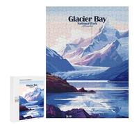500 PCS Puzzle per Adolescenti Glacier Bay National Park Alaska Puzzle Giochi Rilassanti Sfida Difficile Sfidante Completare 500 PCS