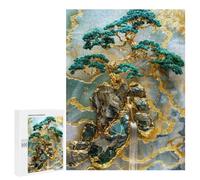 500 PCS Puzzle Per Adolescenti Golden Tree of Harmony Art Puzzle Per Adolescenti Gioco Rompicapo Migliora La Memoria Regali Di Natale Compleanno 500 PCS