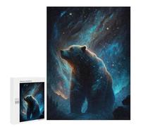 500 PCS Puzzle Per Adolescenti Grizzly Bear Style 4 Puzzle Per Adulti Giocattoli Antistress Analisi E Logica Interazione Genitore-figlio 500 PCS