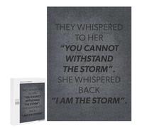 500 PCS Puzzle Per Adolescenti I AM The Storm Girl Power Puzzle Per Adolescenti Difficili Ogni Pezzo È Unico - Regalo Di Compleanno, Regali, 500 PCS