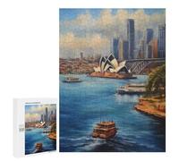 500 PCS Puzzle Per Adolescenti Iconic Sydney Harbour Puzzle Per Adulti Giocattolo Decorazione Da Parete Un'opera D'arte Regalo Di Compleanno, Regali, 500 PCS