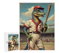 500 PCS Puzzle Per Adolescenti Jurassic Baseball Star 7 Puzzle Per Adulti Gioco Pratico Difficile Difficile Unico Compleanno E Regali 500 PCS