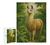 500 PCS Puzzle Per Adolescenti Llama in The Jungle Painting Puzzle Per Adolescenti Gioco Rompicapo Migliora La Memoria Regali Di Natale Compleanno 500 PCS