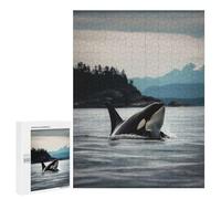 500 PCS Puzzle Per Adolescenti Magnificent Orca Puzzle Per Adulti Gioco Per Famiglie Antistress Difficile Da Completare 500 PCS