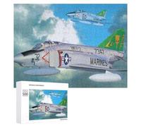 500 PCS Puzzle Per Adolescenti McDonnell Douglas F4 Phan Puzzle Per Adolescenti Gioco Rompicapo Migliora La Memoria Regali Di Natale Compleanno 500 PCS