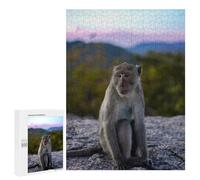 500 PCS Puzzle Per Adolescenti Monkey on A Mountaintop Puzzle Per Adolescenti Gioco Rompicapo Migliora La Memoria Regali Di Natale Compleanno 500 PCS