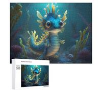 500 PCS Puzzle Per Adolescenti Oceanic Fantasy Creature Puzzle Per Adolescenti Gioco Rompicapo Migliora La Memoria Regali Di Natale Compleanno 500 PCS