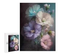 500 PCS Puzzle Per Adolescenti Pastel Flowers Bouquet Wall Art Print Puzzle Per Adulti Assemblaggio Del Modello Aiuta L'esercizio Del Cervello Giochi Stimolanti 500 PCS