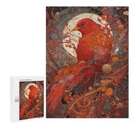 500 PCS Puzzle Per Adolescenti Phoenix Amidst The Flames Puzzle Per Adulti Gioco Pratico Corsa Di Velocità Delle Mani Divertimento Attività A Casa, 500 PCS