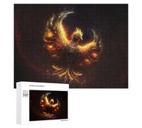 500 PCS Puzzle Per Adolescenti Phoenix Rising Firebird Artwork -1 Puzzle Per Adulti Gioco Pratico Corsa Di Velocità Delle Mani Divertimento Attività A Casa, 500 PCS