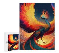 500 PCS Puzzle Per Adolescenti Phoenix Rising Mythical Firebird Artwork -3 Puzzle Per Adolescenti Migliora La Memoria Sfida Da Completare Giocattoli Educativi Per L'apprendimento 500 PCS