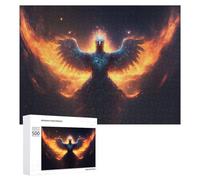 500 PCS Puzzle Per Adolescenti Phoenix Rising Mythical Firebird Artwork -3 Puzzle Per Adulti Gioco Pratico Corsa Di Velocità Delle Mani Divertimento Attività A Casa, 500 PCS