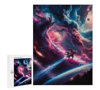 500 PCS Puzzle Per Adolescenti Pink Space Puzzle Per Adolescenti Gioco Rompicapo Migliora La Memoria Regali Di Natale Compleanno 500 PCS