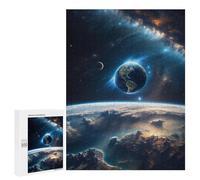 500 PCS Puzzle Per Adolescenti Planet Earth from Space Puzzle Per Adolescenti Gioco Rompicapo Migliora La Memoria Regali Di Natale Compleanno 500 PCS
