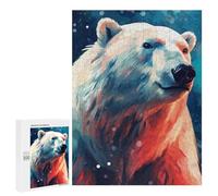 500 PCS Puzzle Per Adolescenti Polar Bear Colorful Puzzle Per Adolescenti Gioco Rompicapo Migliora La Memoria Regali Di Natale Compleanno 500 PCS