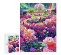 500 PCS Puzzle Per Adolescenti Puzzle Enchanted Rose Garden Puzzle Per Adulti Gioco Pratico Assemblaggio Del Modello Regali Unici Per Compleanno E Natale 500 PCS