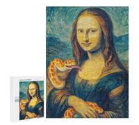 500 PCS Puzzle Per Adolescenti Puzzle Mona Lisa with Snake Art Print-1 Puzzle Per Adolescenti Sfida Difficile Ogni Pezzo È Unico - Giocattoli Educativi Per L'apprendimento 500 PCS
