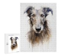 500 PCS Puzzle Per Adolescenti Puzzle Scottish Deerhound Dog Puzzle Per Adulti Gioco Pratico Assemblaggio Del Modello Regali Unici Per Compleanno E Natale 500 PCS