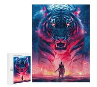 500 PCS Puzzle Per Adolescenti Puzzle Titanic Tiger Encounter Puzzle Per Adulti Gioco Rompicapo Ma Divertente E Umoristico Aiuta L'esercizio Del Cervello 500 PCS