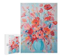 500 PCS Puzzle Per Adolescenti Puzzle Vibrant Floral Arrangement Puzzle Per Adulti Gioco Rompicapo Ma Divertente E Umoristico Aiuta L'esercizio Del Cervello 500 PCS