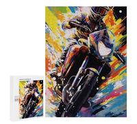 500 PCS Puzzle Per Adolescenti Racing Spirit Motorcycle Speed Artwork Puzzle Per Adolescenti Gioco Rompicapo Migliora La Memoria Regali Di Natale Compleanno 500 PCS