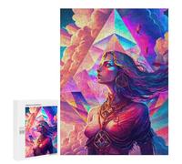 500 PCS Puzzle Per Adolescenti Rainbow Geometry Goddess 2 Puzzle Per Adulti Puzzle Difficile Sfida Attività Divertenti A Casa Ottimo Regalo Per I Giocatori 500 PCS