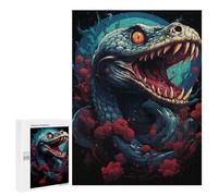 500 PCS Puzzle Per Adolescenti Serpent's Embrace A Fiery Fantasy Puzzle Per Adolescenti Gioco Rompicapo Migliora La Memoria Regali Di Natale Compleanno 500 PCS