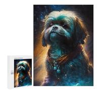 500 PCS Puzzle Per Adolescenti Shih Tzu Dog Dainty Puzzle Per Adulti Gioco Pratico Difficile Difficile Unico Compleanno E Regali 500 PCS