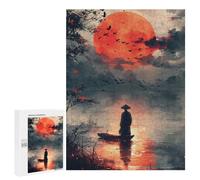 500 PCS Puzzle Per Adolescenti Silhouette at Sunset Puzzle Per Adolescenti Gioco Rompicapo Migliora La Memoria Regali Di Natale Compleanno 500 PCS