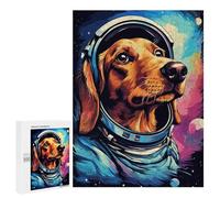 500 PCS Puzzle Per Adolescenti Space Dog Adventure-196 Puzzle Per Adolescenti Analisi E Logica Difficile E Sfida Ideale Come Regalo 500 PCS