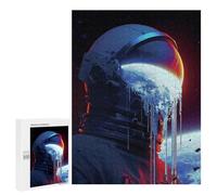 500 PCS Puzzle Per Adolescenti Space Helmet with Earth View -3 Puzzle Per Adolescenti Analisi E Logica Difficile E Sfida Ideale Come Regalo 500 PCS