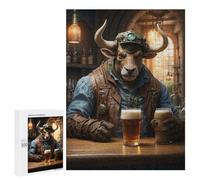 500 PCS Puzzle Per Adolescenti Steampunk Craft Beer Ox Puzzle Per Adolescenti Analisi E Logica Difficile E Sfida Ideale Come Regalo 500 PCS