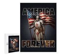 500 PCS Puzzle Per Adolescenti Templar America Forever Puzzle Per Adulti Giocattolo Decorazione Da Parete Un'opera D'arte Regalo Di Compleanno, Regali, 500 PCS