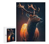 500 PCS Puzzle Per Adolescenti The Glowing Deer Puzzle Per Adolescenti Gioco Rompicapo Migliora La Memoria Regali Di Natale Compleanno 500 PCS