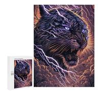 500 PCS Puzzle Per Adolescenti Thundering Tiger Power Puzzle Per Adulti Assemblaggio Del Modello Aiuta L'esercizio Del Cervello Giochi Stimolanti 500 PCS