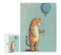 500 PCS Puzzle Per Adolescenti Tiger Drawn Puzzle Per Adolescenti Gioco Rompicapo Migliora La Memoria Regali Di Natale Compleanno 500 PCS