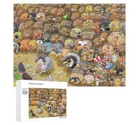 500 PCS Puzzle Per Adolescenti Turkey Day Chaos A Thanksgiving Meme Extravaganza! Puzzle Per Adulti Giochi Per Famiglie Antistress Regali Per La Riduzione Dello Stress 500 PCS