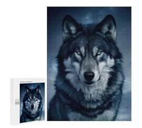 500 PCS Puzzle Per Adolescenti Wolf Husky Dog Galaxy Puzzle Per Adolescenti Gioco Rompicapo Migliora La Memoria Regali Di Natale Compleanno 500 PCS