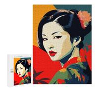 500 PCS Puzzle Per Adolescenti Zen Geisha Beauty Puzzle Per Adolescenti Gioco Rompicapo Migliora La Memoria Regali Di Natale Compleanno 500 PCS