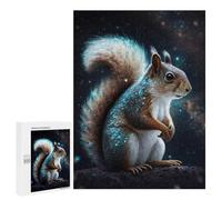 500 PCS Puzzle Per Adulti Cosmic Squirrel in Space Puzzle Per Adolescenti Difficile Difficile Ogni Pezzo È Unico - Gioco Divertente E Stimolante Per Tutta La Famiglia 500 PCS