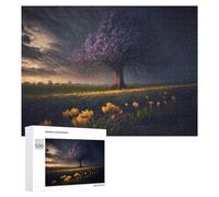 500 PCS Puzzle Per Adulti E Adolescenti Enchanted Garden Under A Stormy Sky Puzzle Per Adulti Giochi Per Famiglie Quadri Da Parete Ideali Come Regalo 500 PCS