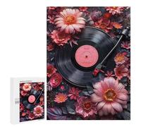 500 PCS Puzzle Per Adulti E Adolescenti Floral Vinyl Melodies Puzzle Gioco Pratico Corsa Di Velocità Manuale Regali Unici Per Compleanno E Natale 500 PCS
