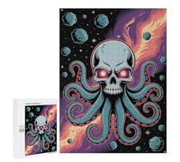 500 PCS Puzzle Per Adulti E Adolescenti Skull Octopus in Space Puzzle Gioco Pratico Corsa Di Velocità Manuale Regali Unici Per Compleanno E Natale 500 PCS